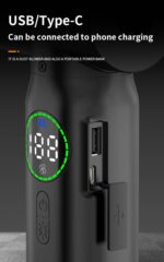 【PSE認証済】多機能車用掃除 強力 100W 5500Paハンディ掃除機  コードレスクリーナー ブロアー付き Type-c充電式 3段階照明調節可能 SKU:PC02292024023LS - Image 15