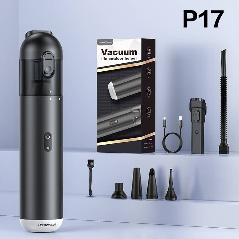 PC02292024029LS-01.jpg 【PSE認証済】多機能車用掃除 超強力10000Paハンディ掃ハンディ掃除機 カークリーナー コードレスクリーナー ブロアー付き Type-c充電式 風量調節可能 SKU:PC02292024029LS - Image 1