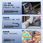 【PSE認証済】多機能車用掃除 超強力10000Paハンディ掃ハンディ掃除機  カークリーナー コードレスクリーナー ブロアー付き Type-c充電式 風量調節可能  SKU:PC02292024029LS - Image 14