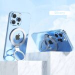 マグネット式 スマホ スタンド  Magsafe対応アクセサリー 折り畳式 マグネット式 スマートフォン リングホルダー 全2色 SKU:PC03012024037LS - 画像 (12)