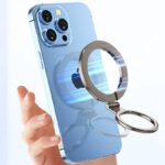 マグネット式 スマホ スタンド  Magsafe対応アクセサリー 折り畳式 マグネット式 スマートフォン リングホルダー 全2色 SKU:PC03012024037LS - 画像 (2)
