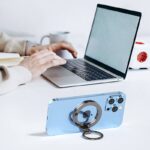 マグネット式 スマホ スタンド  Magsafe対応アクセサリー 折り畳式 マグネット式 スマートフォン リングホルダー 全2色 SKU:PC03012024037LS - 画像 (6)