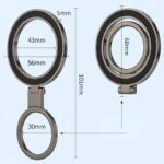 マグネット式 スマホ スタンド  Magsafe対応アクセサリー 折り畳式 マグネット式 スマートフォン リングホルダー 全2色 SKU:PC03012024037LS - 画像 (13)