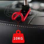 合金製 車用 ヘッドレストフック 柔らかい 単個 カーシートバックフックカーヘッドレストフック 荷物掛け車用収納フック カーアクセサリー ヘッドレストハンガー 後部座席 全2色 SKU:PC03012024059LS