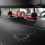 合金製 車用 ヘッドレストフック 柔らかい 単個 カーシートバックフックカーヘッドレストフック 荷物掛け車用収納フック カーアクセサリー ヘッドレストハンガー 後部座席 全2色 SKU:PC03012024059LS - 画像 (9)