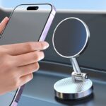 Magsafe対応 車載ホルダー 強力固定 スマホホルダー マグネット式車載ホルダー 超強吸着力 全機種対応 スマホ アンドロイド 全2色 SKU:PC03012024068LS - 画像 (9)