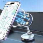 Magsafe対応 車載ホルダー 強力固定 スマホホルダー マグネット式車載ホルダー 超強吸着力 全機種対応 スマホ アンドロイド 全2色 SKU:PC03012024068LS - 画像 (7)