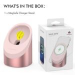 Magsafe充電器対応 シリコンスタンド Magsafe充電器収納カバー シリコン材質 卓上スタンド 持ち運びに便利 マグセーフスタンド ソフトカバー  全3色 SKU:PC03012024071LS