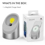 Magsafe充電器対応 シリコンスタンド Magsafe充電器収納カバー シリコン材質 卓上スタンド 持ち運びに便利 マグセーフスタンド ソフトカバー  全3色 SKU:PC03012024071LS - Image 3
