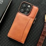 iPhone15 背面型ケース Magsafe対応ケース 15Pro PUレザー ケース カード収納可能 iPhone15Pro max PU合成革 レザー ケース スマホケース 全4色 SKU:PC03012024080LS - Image 9