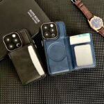 iPhone15 背面型ケース Magsafe対応ケース 15Pro PUレザー ケース カード収納可能 iPhone15Pro max PU合成革 レザー ケース スマホケース 全4色 SKU:PC03012024080LS - Image 11
