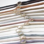 ショルダーストラップ PU革製 首掛けストラップ 125*1.2cm カバンストラップ【金色金具】  全10色 SKU:PC03072024003LS - Image 3