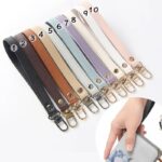 多機能 ハンドストラップ【金色金具】 携帯ストラップ 17*1.2cm スマホストラップ PU製 スマホ ストラップ  全10色 SKU:PC03072024004LS - Image 3