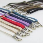 ショルダーストラップ 布製 首掛けストラップ 135*1.2cm カバンストラップ【ブロンズ金具】 ネックストラップ 落下防止  全17色 SKU:PC03072024005LS - 画像 (2)