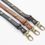 ショルダーストラップ PU製 首掛けストラップ 105*1.8cm カバンストラップ ネックストラップ 【gold/silver/bronze/chrome金具】 全3色 SKU:PC03072024006LS - 画像 (5)