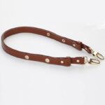 ショルダーストラップ PU製 首掛けストラップ 105*1.8cm カバンストラップ ネックストラップ 【gold/silver/bronze/chrome金具】 全3色 SKU:PC03072024006LS - 画像 (4)