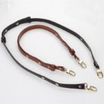 ショルダーストラップ PU製 首掛けストラップ 105*1.8cm カバンストラップ ネックストラップ 【gold/silver/bronze/chrome金具】 全3色 SKU:PC03072024006LS - 画像 (2)
