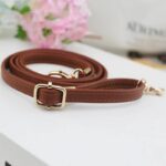 ショルダーストラップ PU製 首掛けストラップ 135*1.2cm カバンストラップ【gold/silver金具】 ネックストラップ 落下防止  全11色 SKU:PC03072024010LS - Image 8