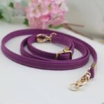 ショルダーストラップ PU製 首掛けストラップ 135*1.2cm カバンストラップ【gold/silver金具】 ネックストラップ 落下防止  全11色 SKU:PC03072024010LS - Image 5