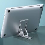 折れ畳式 アルミニウム製 スマホスタンド スマートフォン スタンド スマートフォンホルダー スマホアクセサリー 全6色 SKU:PC03072024012LS - 画像 (9)
