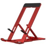 折れ畳式 アルミニウム製 スマホスタンド スマートフォン スタンド スマートフォンホルダー スマホアクセサリー 全6色 SKU:PC03072024012LS - 画像 (4)
