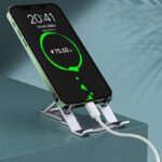 折れ畳式 アルミニウム製 スマホスタンド スマートフォン スタンド スマートフォンホルダー スマホアクセサリー 全6色 SKU:PC03072024012LS - 画像 (13)
