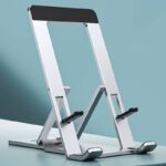 折れ畳式 アルミニウム製 スマホスタンド スマートフォン スタンド スマートフォンホルダー スマホアクセサリー 全6色 SKU:PC03072024012LS - 画像 (12)
