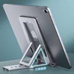 折れ畳式 アルミニウム製 スマホスタンド スマートフォン スタンド スマートフォンホルダー スマホアクセサリー 全6色 SKU:PC03072024012LS - 画像 (3)