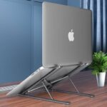 折り畳式 ラップトップスタンド 強磁式閉める式 アルミニウム製スタンド 超コンパクト タブレットPC ラップトップ ノートパソコン スタンド 全3色 SKU:PC03072024014LS - 画像 (8)