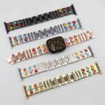 Apple Watch 38/40/41mm バンド アップルウォッチ バンド ベルト メタル製 バンド 42/44/45/49mm 交換用バンド 全5色  SKU:PC03072024017LS
