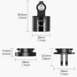 Honbobo Insta360 Ace Pro 対応 マグネット式クイックリリースアダプター 1/4ネジ付 マグネット式クイックリリースアダプターキットSKU:PC03092024145LS - Image 17