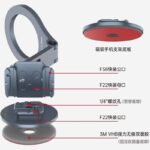 マグネット式  スマホ スタンド F22&F38 Magsafe対応アクセサリー 多機種対応可能 折り畳式 マグネット式  デジカメラ スタンド ホルダー  SKU:PC03092024146LS - 画像 (7)
