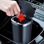車用ゴミ箱 カー用品 ダストボックス 車  オフィス 車載 車 小物入れ マルチボックス ゴミ入れ Black SKU:PC03092024148LS - Image 2