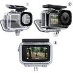 DJI Osmo Action4 防水ポーチ DJI Osmo Action4 専用 防水ハウジングケース   防水ハウジング 耐圧水深45mタッチパネル操作可能  完全防水ケース  SKU:PC03092024149LS - Image 5