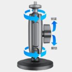 マグネット式 フレーム付き カメラ スタンドホルダー TELESIN カメラ磁気スタンド Goproホルダー360°回転可能 自由雲台 Gopro Hero 12 11 10 9 8 7 /Insta360 /DJI OMSO/アクションカメラ SKU:PC03092024150LS - Image 7