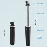 Insta360 go3 三脚スタンド 調節可能 自撮り三脚スタンド DJI Osmo アクションカメラ 三脚ホルダー Gopro SKU:PC03092024151LS-1 - Image 8