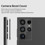 Galaxy S24 Ulrtaアルミニウム合金製 カメラ保護フィルム Galaxy S24レンズ 液晶保護シートGalaxy S24 + カメラレンズ保護リングカバー 貼り付け簡単 全4色 SKU:PC03092024160LS - Image 9