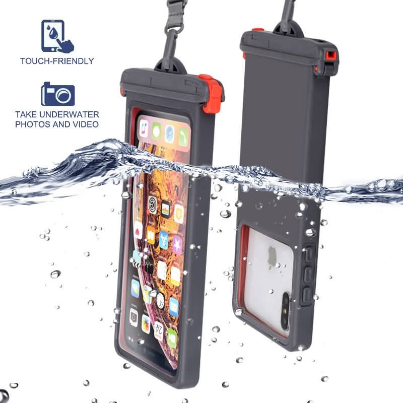 PC03132024007LS-01.jpg 防水ポーチ スマホ防水 ケース IPX8防水規格 PE製 携帯防水ケース 完全防水ケース 6.9インチまで対応可能 全3色 SKU:PC03132024007LS - 画像 (1)