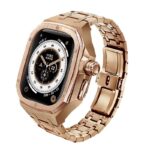 Apple watch Ultra 49mm 1/2代 ステンレス製 一体型 バンド Apple watch アップルウォッチ カバー 腕時計バンド アップル ウォッチ ベルト  全3色 SKU:PC03152024003LS