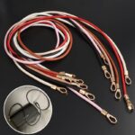 ショルダーストラップ PU製 首掛けストラップ 120cm スマホストラップ【金色金具】 吊り下げ スマホ全機種対応 ストラップ ネックストラップ 落下防止 スマホ ストラップ  全8色 SKU:PC03152024004LS