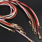 ショルダーストラップ PU製 首掛けストラップ 120cm スマホストラップ【金色金具】 吊り下げ スマホ全機種対応 ストラップ ネックストラップ 落下防止 スマホ ストラップ  全8色 SKU:PC03152024004LS - Image 2