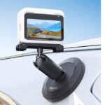 DJI OsmoPocket3 マグネットベース 拡張アダプター吸盤マウント Insta360Go3 ステアリングスタンド  磁気 スタビライザーベース 1/4''スクリューポート付き SKU:PC03152024005LS - Image 4