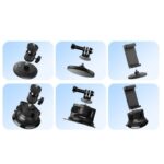 DJI OsmoPocket3 マグネットベース 拡張アダプター吸盤マウント Insta360Go3 ステアリングスタンド  磁気 スタビライザーベース 1/4''スクリューポート付き SKU:PC03152024005LS - Image 15