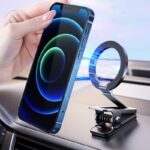 折れ畳 Magsafeアルミニウム製 スマホスタンド 卓上 スマホ スタンド 角度自由転回 多場所対応可能 スマートフォンホルダー SKU:PC03162024014LS - Image 5