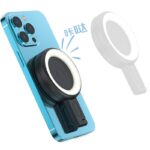 Magsafe対応 自撮りライト 回転可能 マグネット式 自撮りライト 折畳式スマホ 自撮り用ライト 磁気吸着撮影用 照明 全2色 SKU:PC03222024014LS - Image 7