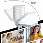 補光ライト コンパクト収納可能 自撮り用ライト スマホ撮影補助 LEDライト 撮影用 照明 白色 SKU:PC03222024015LS - Image 2