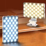 補光ライト コンパクト収納可能 自撮り用ライト スマホ撮影補助 LEDライト 撮影用 照明 白色 SKU:PC03222024015LS - Image 3