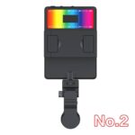 補光ライト コンパクト収納可能 自撮り用ライト 2色・RGB スマホ撮影補助 LEDライト 撮影用 照明 全2種類 SKU:PC03222024017LS - Image 4