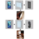 補光ライト コンパクト収納可能 自撮り用ライト 2色・RGB スマホ撮影補助 LEDライト 撮影用 照明 全2種類 SKU:PC03222024017LS - Image 15