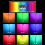 補光ライト コンパクト収納可能 自撮り用ライト 2色・RGB スマホ撮影補助 LEDライト 撮影用 照明 全2種類 SKU:PC03222024017LS - Image 13